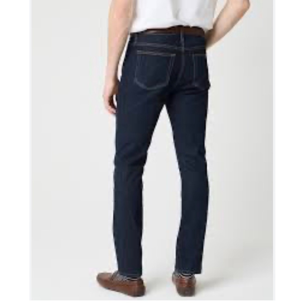 J.Crew Flex Straight Fit Jeans Mens 34x30 Dark Wash Blue Denim Pants